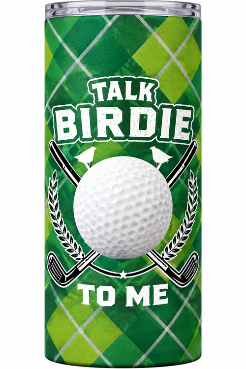 Talk Birdie To Me Tumbler Mockup
